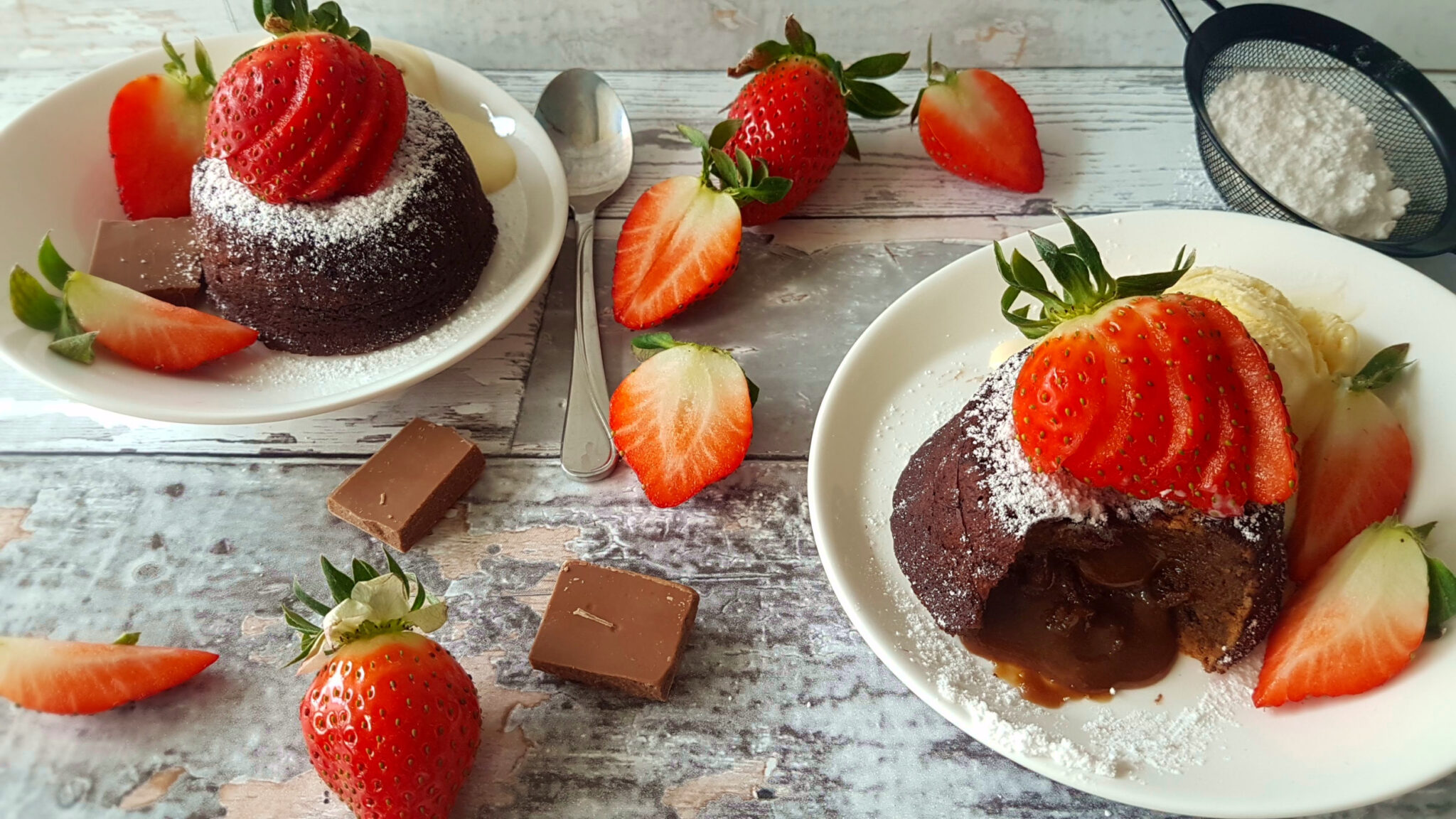 Lava cake, czyli ciastko z płynną czekoladą Moje domowe wypieki
